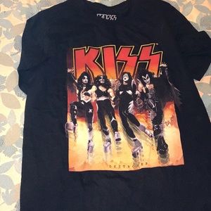 KISS black T shirt